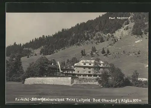 AK Bad Oberdorf / Allgäu, Kurhotel Prinz Luitpold