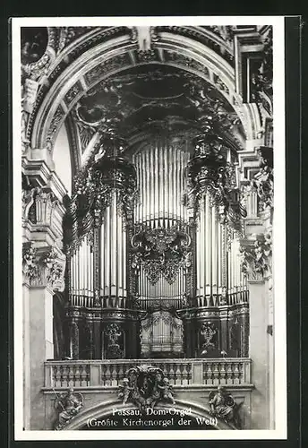 AK Passau, Blick zur Dom-Orgel