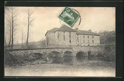 AK Venry, Le Pont et le Moulin