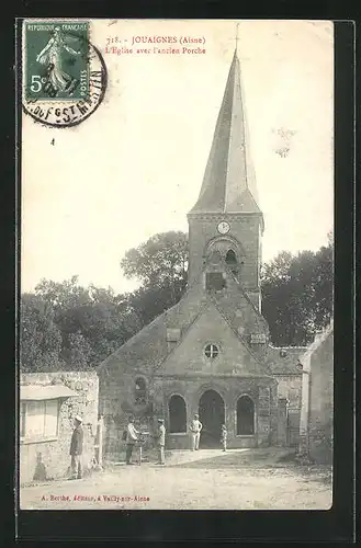 AK Jouaignes, L`Église, Ansicht der Kirche