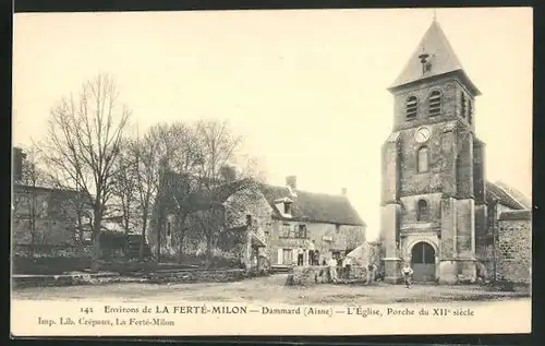 AK Ferte-Milon, L`Eglise, Porche du XII siecle