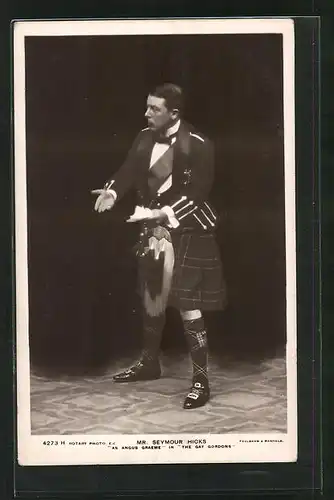 AK Schauspieler Seymour Hicks as Angus Graeme in The Gay Gordons