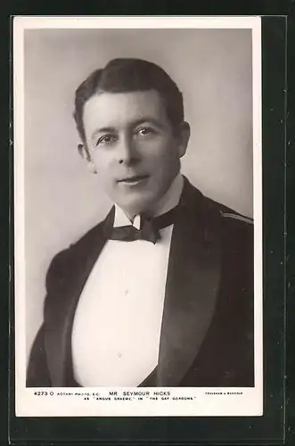 AK Schauspieler Seymour Hicks as Angus Graeme in The Gay Gordons