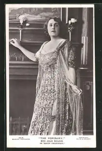 AK Schauspielerin Julia Neilson as Queen Frederique in The Popinjay