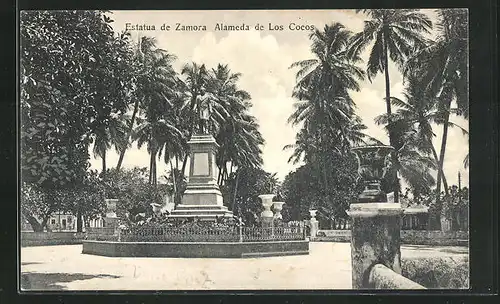 AK Veracruz, Estatua de Zamora Alameda de Los Cocos