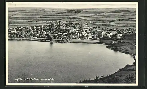 AK Schalkenmehren / Eifel, Totalansicht