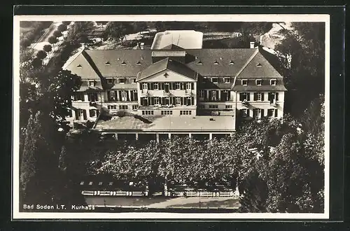 AK Bad Soden i. T., Ansicht vom Kurhaus von oben