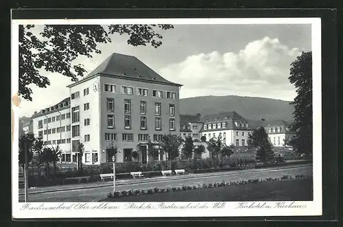 AK Oberschlema, Ansicht vom Kurhotel und Kurhaus
