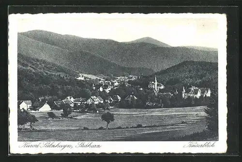 AK Sülzhayn / Südharz, Blick zum Ort