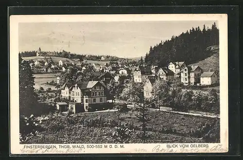 AK Finsterbergen, Blick vom Oelberg