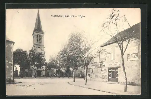 AK Varennes-sur-Allier, L`Église