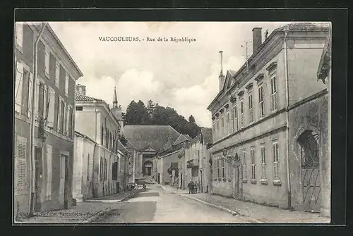 AK Vaucouleurs, Rue de la Republique