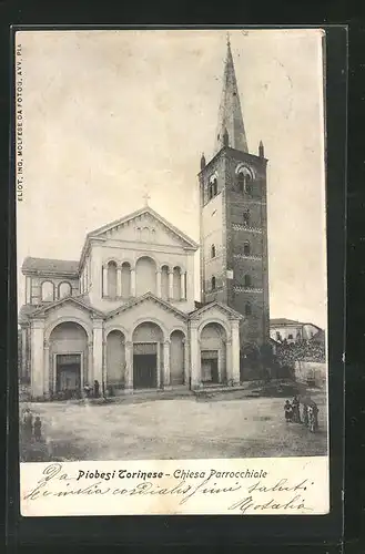 AK Piobesi Torinese, Chiesa Parrochiale Motiv der Kirche