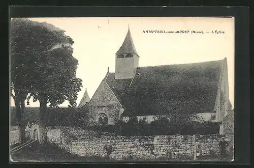 AK Nampteuil - sous - Muret, L`Eglise