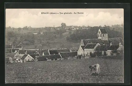 AK Épaux, Vue générale, Le Tarte