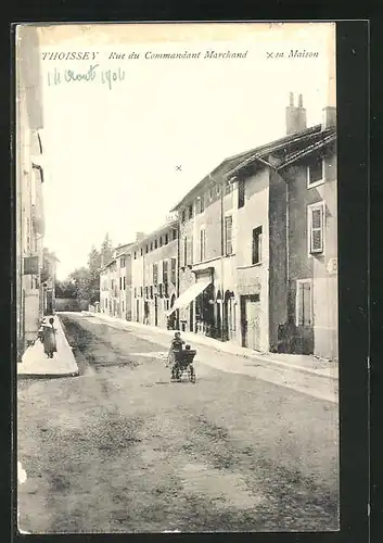 AK Thoissey, Rue de Commandant Marchand