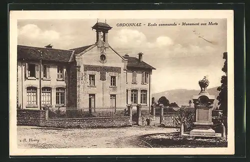 AK Ordonnaz, Ecole communale