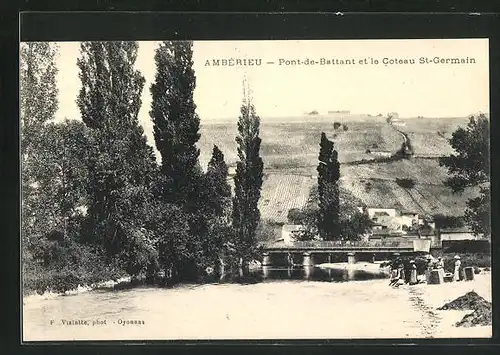 AK Amberieu, Pont-de-Battant et le Coteau St-Germain