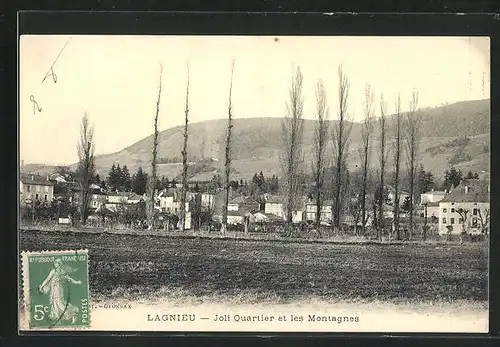 AK Lagnieu, Joli Quartier et les Montagnes