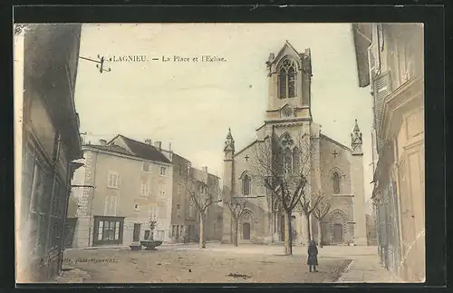 AK Lagnieu, La Place et l'Eglise