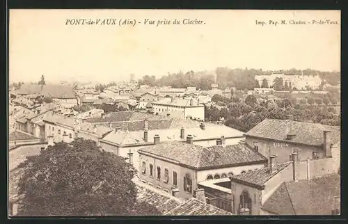 AK Pont-de-Vaux, Vue prise du Clocher