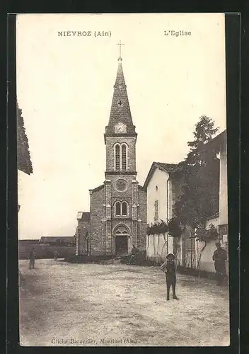 AK Nievroz, Vue sur l`Eglise