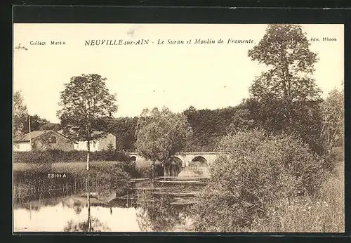 AK Neuville-sur-Ain, Le Suran et Moulin de Fromente