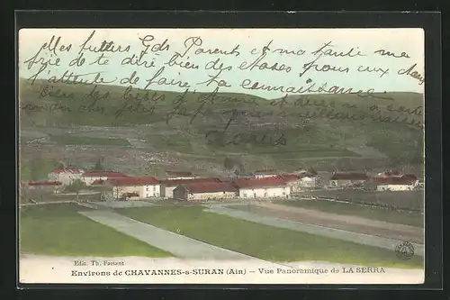 AK Chavannes-sur-Suran, Vue Panoramique de La Serra