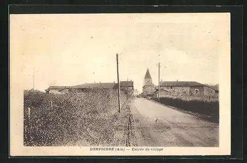 AK Dompierre, Entrée du Village