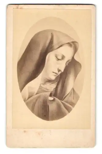 Fotografie Mater Dolorosa nach Gemälde von C. Dolce