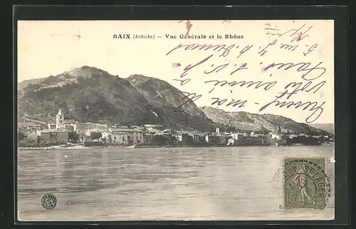 AK Baix, Vue generale et le Rhone