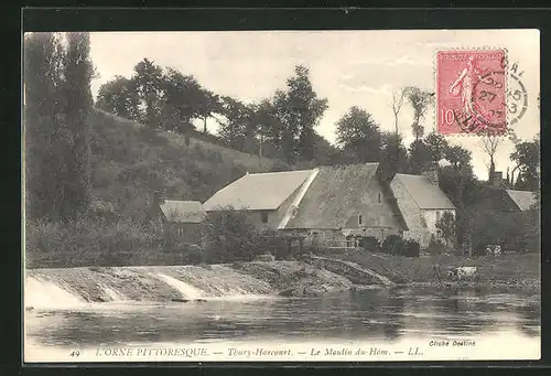 AK Thury-Harcourt, Vue de le Moulin du Hom