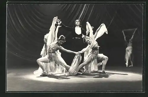 AK Baletttänzer in einer Szene aus Paganini