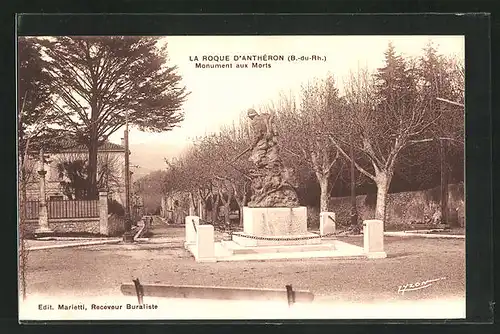 AK Roque-d'Antheron, Monument aux Morts