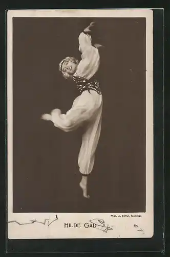 AK Hilde Gad, Portrait der Tänzerin