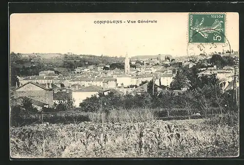 AK Confolens, Vue Generale