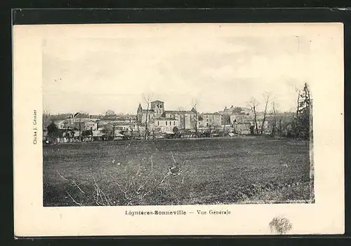 AK Lignieres-Sonneville, Vue Generale