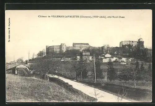 AK Villebois-Lavalette, Chateau, cote Nord-Ouest, Blick zur Burg