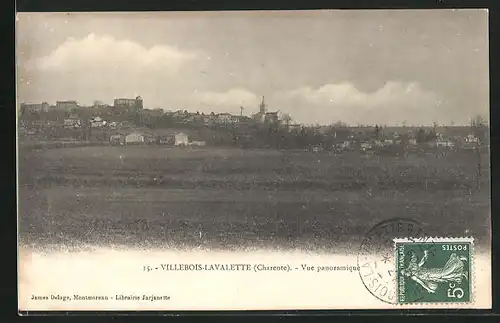 AK Villebois-Lavalette, Vue panoramique