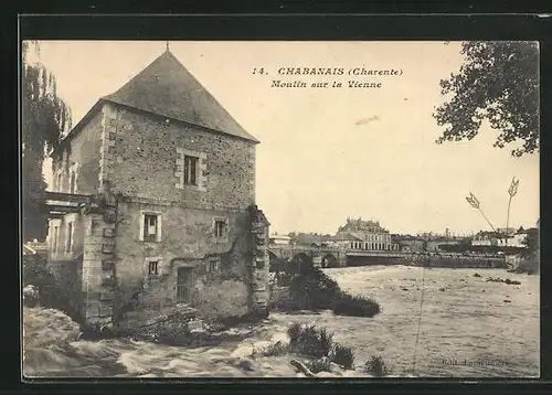 AK Chabanais, Moulin sur la Vienne