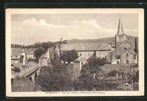 AK Allanche, Vue de l'Eglise