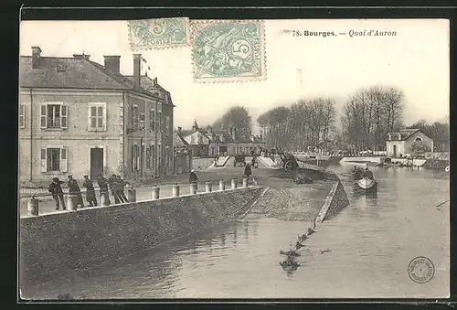 AK Bourges, Quai d`Auron, Flusspartie