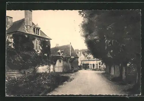 AK Villequiers, Place des Tilleuls