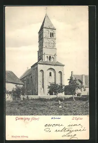 AK Germigny, L`Église, Ansicht der Kirche