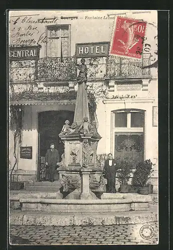 AK Bourges, Central Hotel et Fontaine Lebon