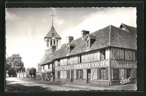 AK Ferriere-sur-Risle, l'Eglise et Vieilles maisons Normandes