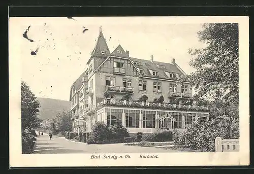 AK Bad Salzig a. Rh., Kurhotel