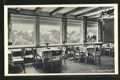 AK Sonthofen, Berggasthaus Allgäuer Berghof