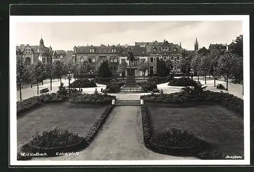 AK Mönchengladbach, Partie am Kaiserplatz