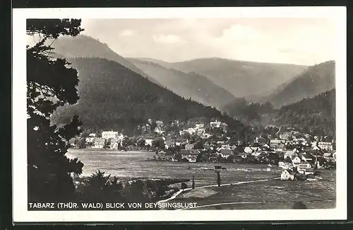 AK Tabarz, Ortsansicht, Blick von Deyssingslust